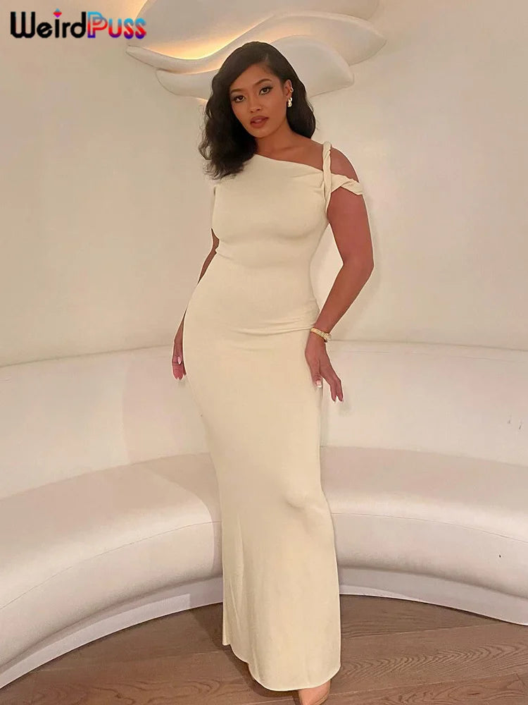 Solid Sheath Stretch Bodycon