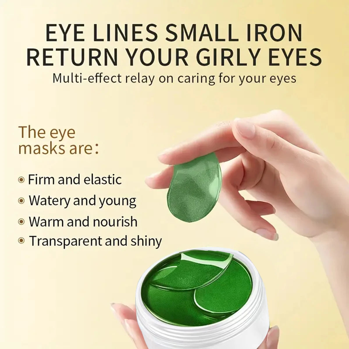 seaweed hyaluronic acid eye mask to remove dark circles collagen eye patch